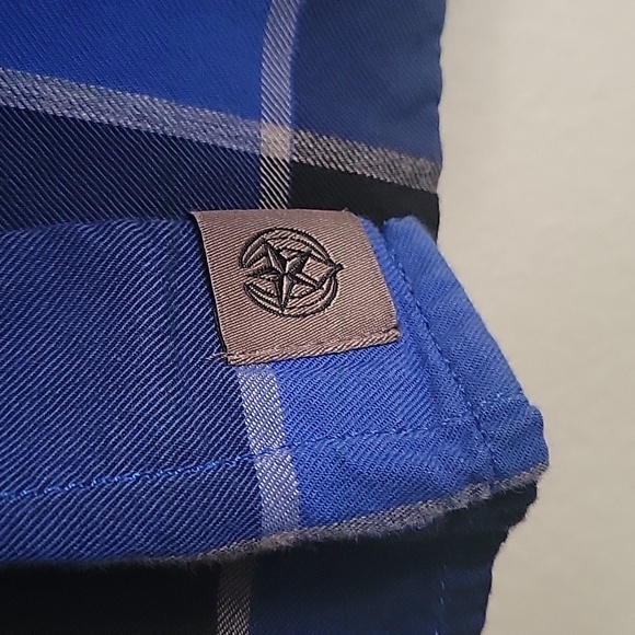 Banana Republic Plaid Untucked Slim Fit Long Sleeve Button Down Shirt Size XL - Picture 6 of 9